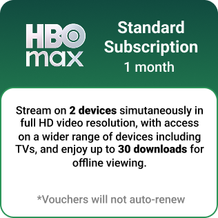 1 Month HBO Max Standard Subscription